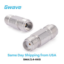 SMA Female to 2.4mm Female Straight Precision Adapter  DC to 26.5GHz