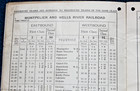 1936 Montpelier & Wells River Railroad Barre & Chelsea Railway Vermont Timetable — photo 7