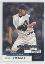 2004 Leaf Second Edition Prospect Edgar Gonzalez #211 0q3