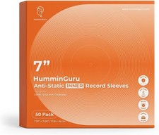 Vinyl Record Inner Sleeves 7 Inch HDPE Acid Free Anti Static Archival Protection