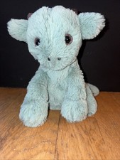 Jellycat Starry Eyed Dragon Sparkle Glitter Eye Wings Horn Teal Green Plush 8