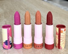 4x Sephora Lipstories Matte Lipsticks DESSERT DREAMING/ADVENTURING/AFTER HOURS
