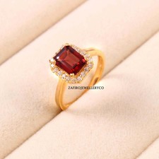 Garnet Ring, 925 Sterling Silver, Anniversary Ring, Unique Ring, Natural Garnet