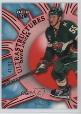 2025-26 Upper Deck Fleer Ultra Ultrastructures Red 42/99 David Jiricek #SR18of25