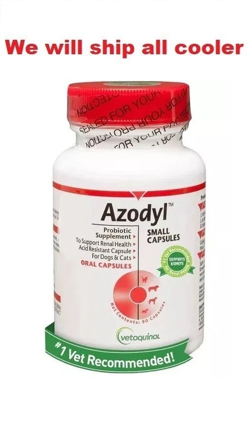 Vetoquinol Azodyl Kidney Health Supplement Capsules for Dogs