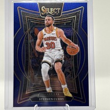 Stephen Curry 2024-25 Panini Select Blue Prizm