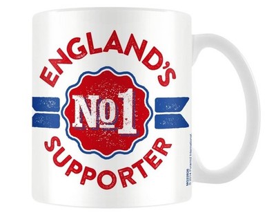 ENGLAND'S NO.1 SUPPORTER MUG - BOX ZERKRATZT