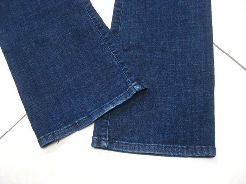 RIDERS LEE SLENDER SECRET JEANS 14 US10 Straight leg stretch blue slimming - Picture 6 of 6