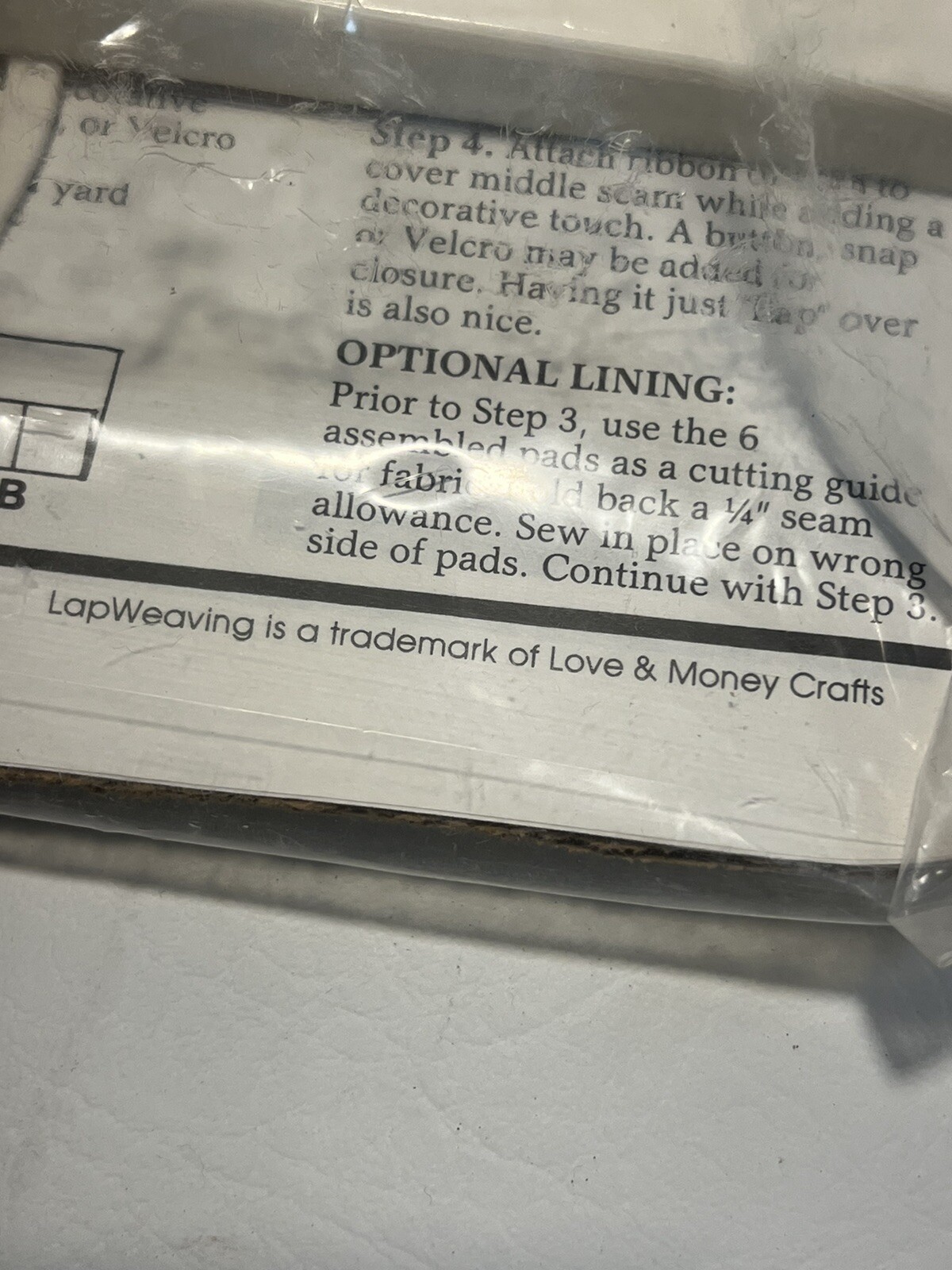 2-Vintage Love And Money Crafts  Lap Loom Weaving Sets / Complete Kits/ NOS