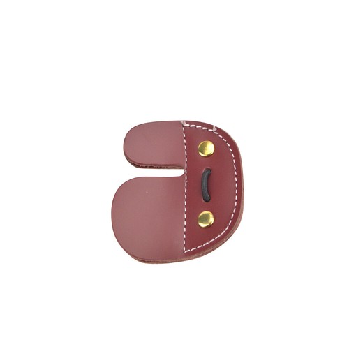 Archery Finger Tabs Leather Finger Guard Right Hand Protector Outdoor Hunting - Picture 3 of 6