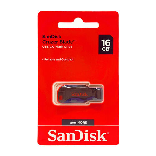 Sandisk 8GB 16GB 32GB Cruzer Blade Flash Drive Memory Stick USB Lote - Imagen 5 de 6