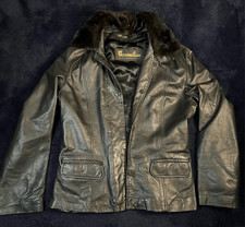 Vintage 80s Maximilian At Bloomingdale’s Leather Jacket Arrow Sz Medium H2