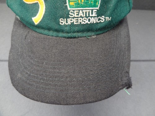 Seattle Supersonic 7 1/8 Sports Specialties Vintage Wollmischung eng anliegende Mütze 90er NBA - Bild 5 von 18