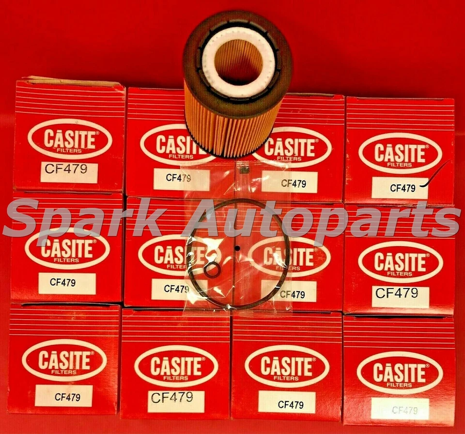 Estuche de 12 filtros de aceite de motor CASITE CF479 para PORSCHE, VOLKSWAGEN, AUDI, CH8158 Foto 4 de 4