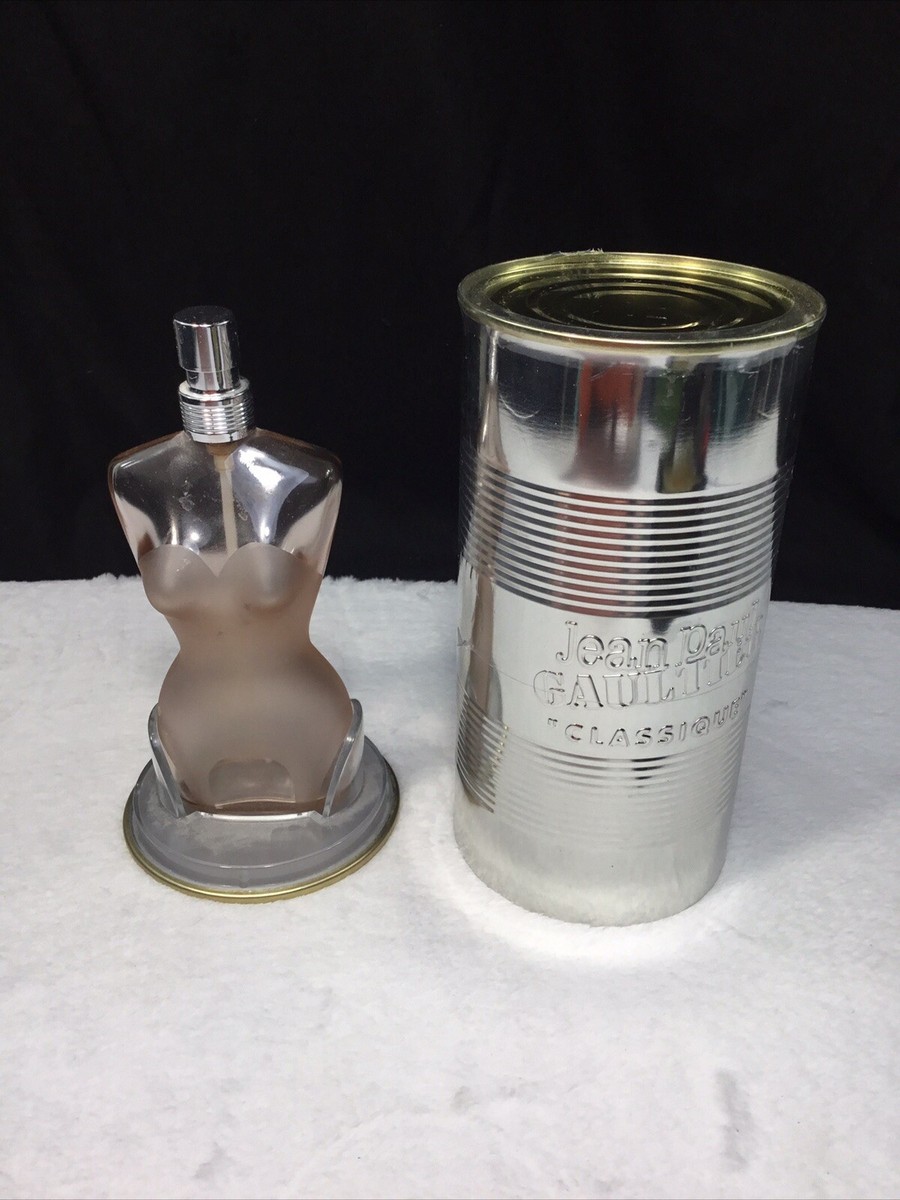 Jean Paul Gaultier Empty Natural Spray Perfume Bottle with Lid and