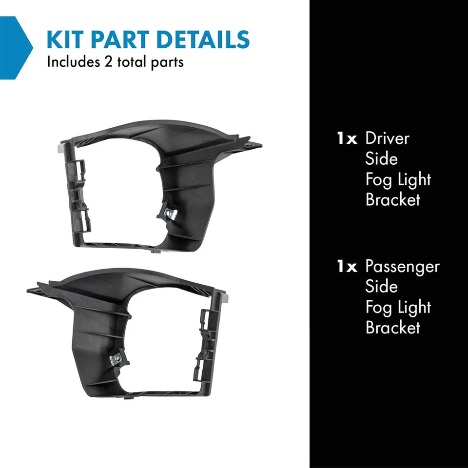 Par de soportes antiniebla parachoques delantero para Subaru XV 2013 2014 2015 2016 Crosstrek Foto 4 de 4