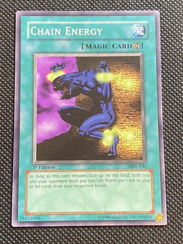 YuGiOh! - Chain Energy MRL-046 Common 1st Edition Near Mint Magic Ruler ...