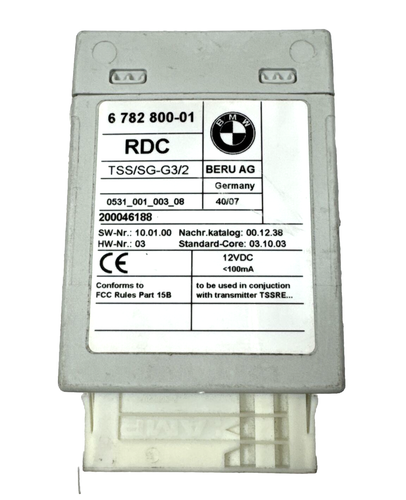 2006-2010 BMW 550i Tire Pressure Monitoring System Control Module 6782800-01 OEM - Picture 2 of 4