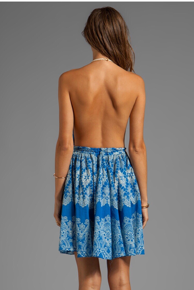Vintage Zimmermann Backless Beach Dress Sz. 1 (AUS) Or S (US) | eBay
