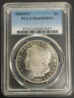 1884-CC Morgan Silver Dollar PCGS MS-65 DMPL, High Grade Semi-Key Date Coin