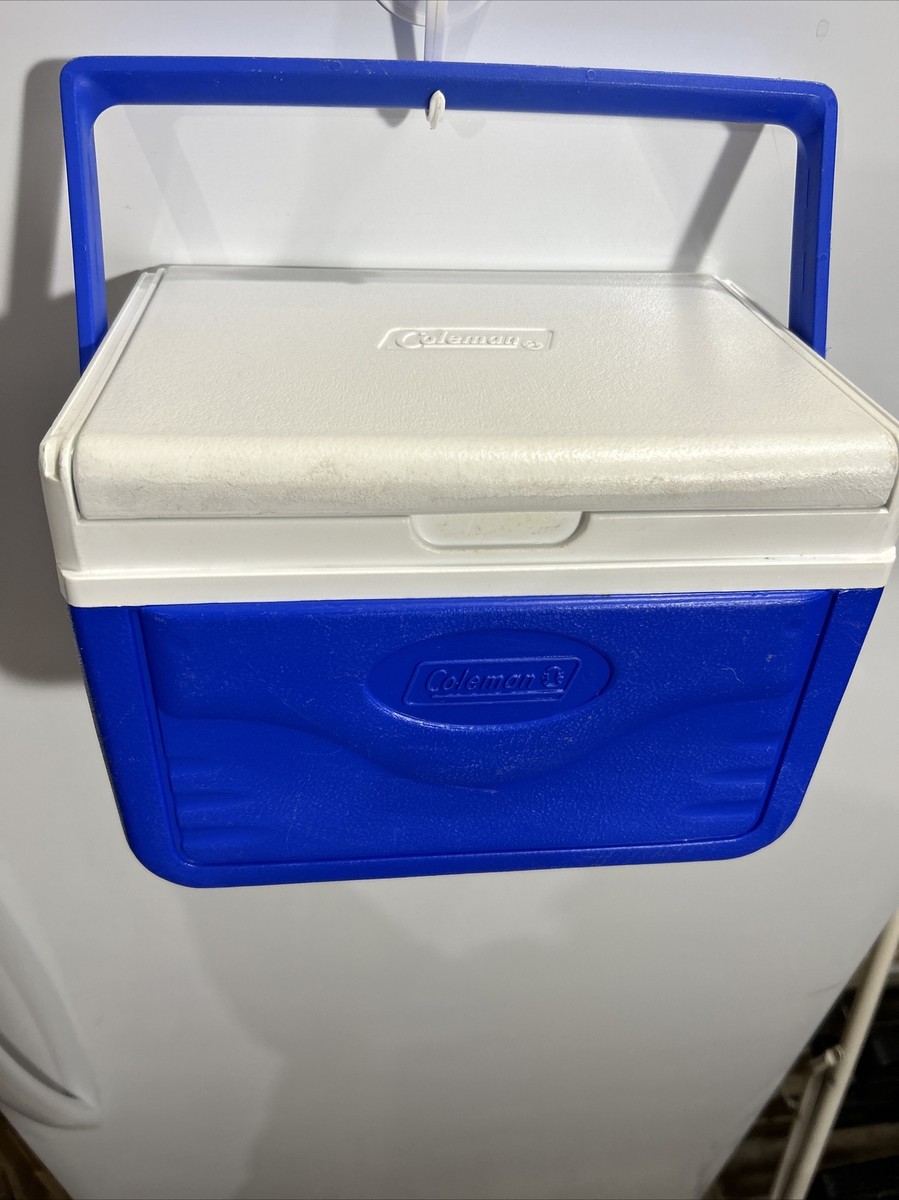 Coleman Flip Lid 5205 Blue 5 QT Personal Mini Cooler Lunch Box Ice