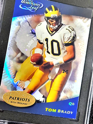 2000 QUANTUM LEAF TOM BRADY #343 RC SGC 8.5 NM/MT+ ROOKIE RC G1757
