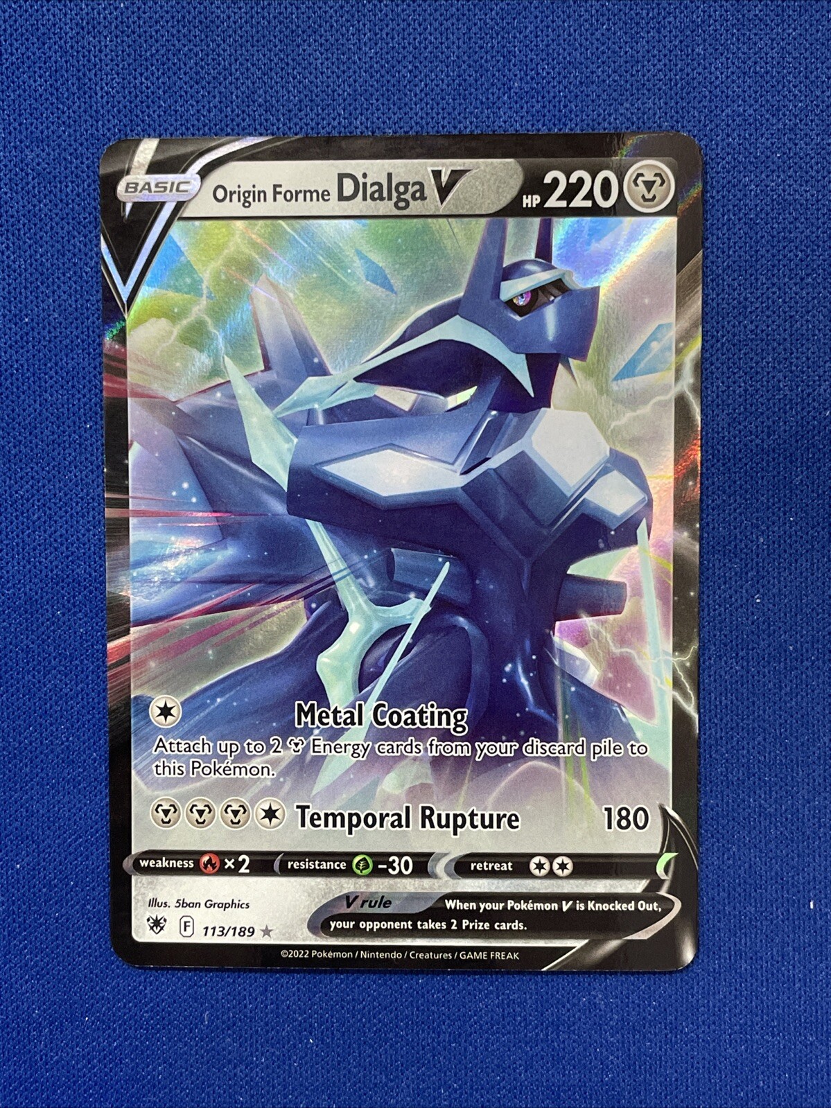 Origin Forme Dialga V Astral Radiance Pokémon 113/189 | eBay
