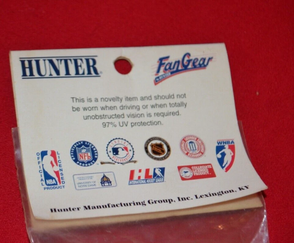 NOS New Sealed Vintage New York Jets Fanglasses Sunglasses Hunter Football NFL - Image 2 of 4