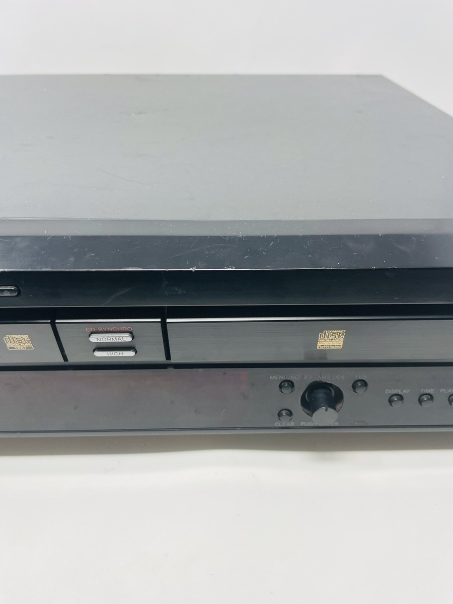 Sony RCD W500C CD Recorder Dual Deck A Does Not Work PARTS Sony RCD W500C CD Recorder Dual Deck A Does Not Work PARTS