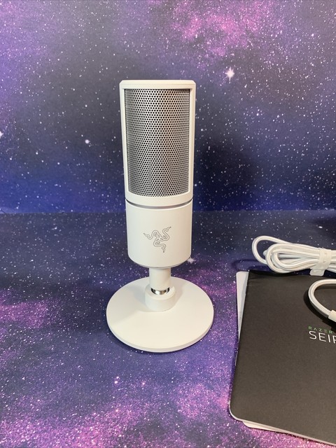 Razer Seiren X Mercury Condenser Microphone Rz19 R3m1 Pc For Sale Online Ebay