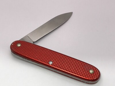 Victorinox 93mm Pioneer Solo Red Alox ABB old Cross Swiss Army