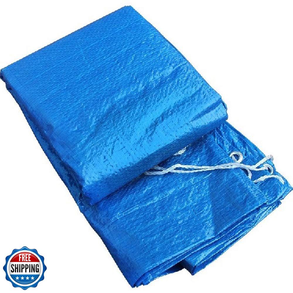 sportuli Round Swimming Pool Solar Cover, 15Ft Durable Dustproof Rainproof Po