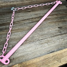 Pretty in Pink Suspension Bar BDSM Bondage Spreader Hanging Restraint Sissy