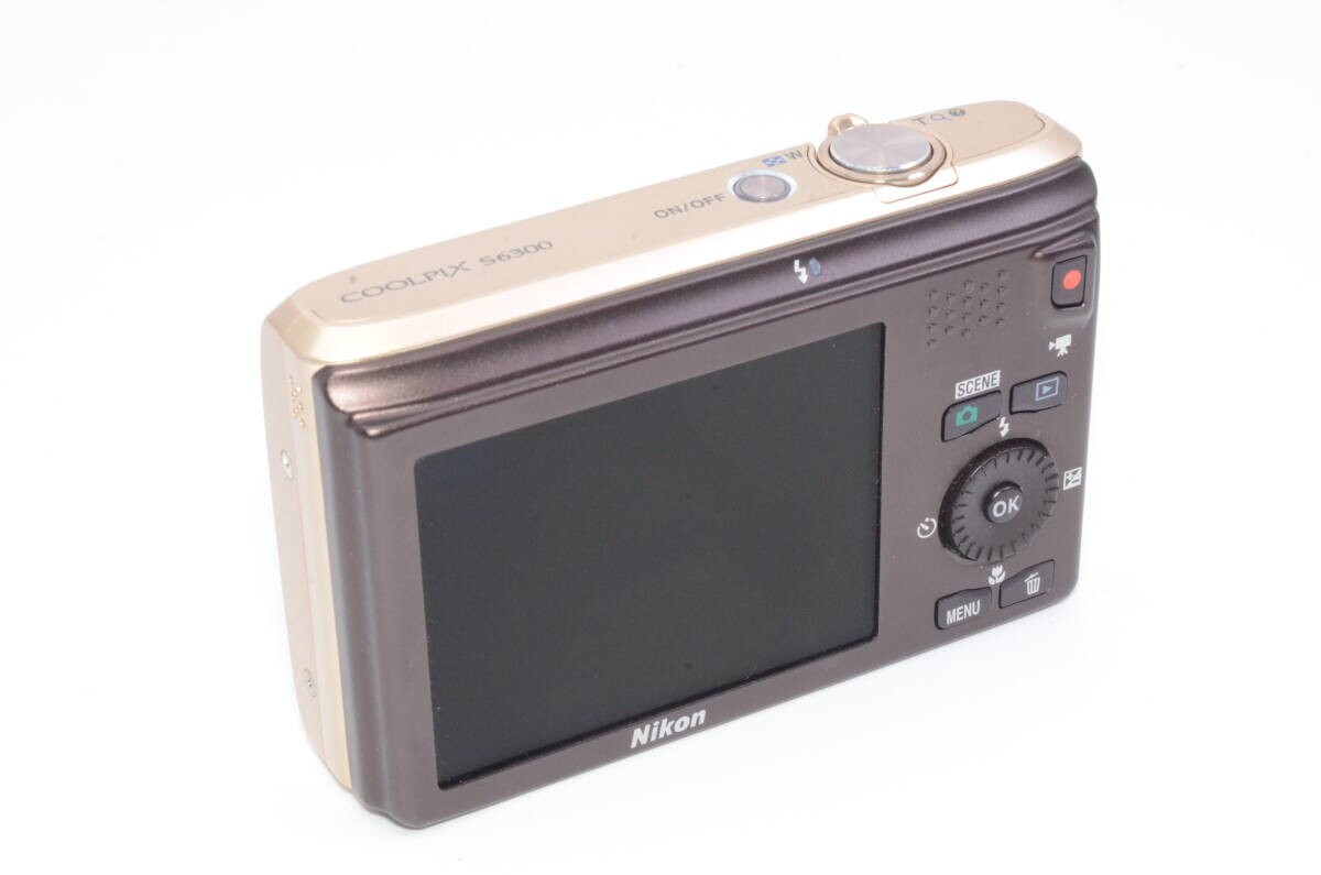 Nikon Coolpix S6300 16 MP Compact Digital camera GOLD From Nikon Coolpix S6300 16 MP Compact Digital camera GOLD From