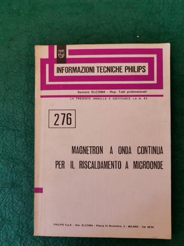 DAUERWELLENMIKROWELLE FÜR MIKROWELLENHEIZUNG - INF.TECHNIK PHILIP