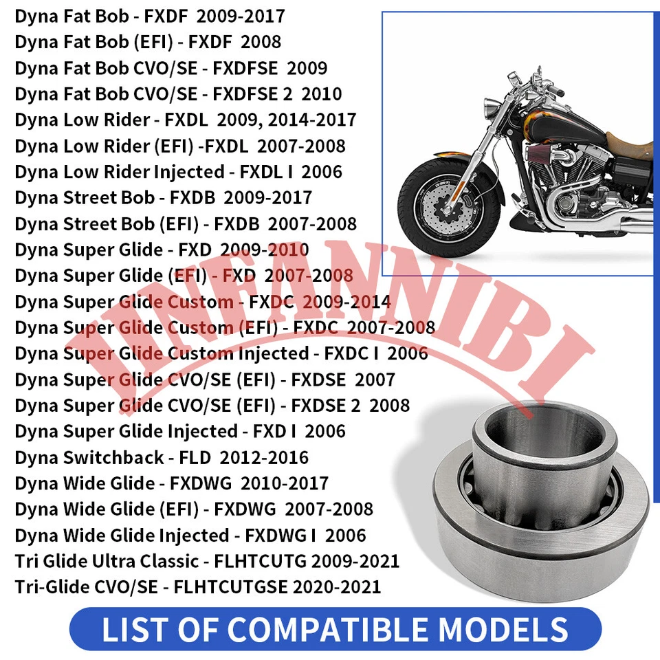 Inner Primary Mainshaft Bearing & Seal Kit Set for Harley 2008-2020 ALL Models Foto 4 de 4