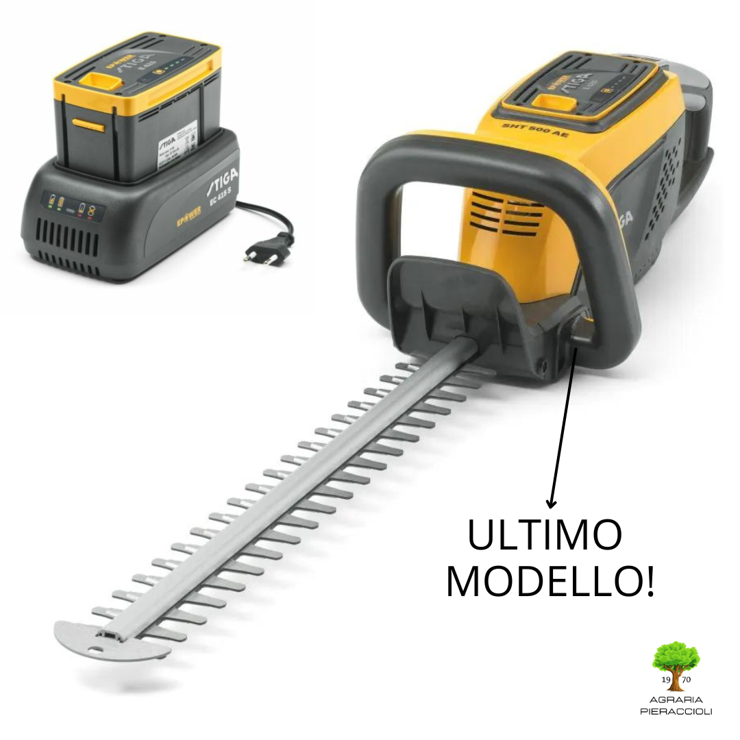 TAGLIASIEPI TOSASIEPI A BATTERIA 48V STIGA HT 500e + BATTERIA 4AH E CARICATORE