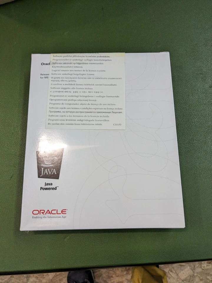 Kit Oracle8i Client Release 8.1 MS Windows NT, 95, 98 #: F50199-01 Foto 2 de 3