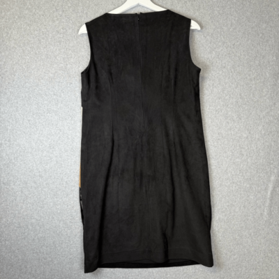Chicos Womens Size 0.5 US XS Faux Leather & Suede Sheath Dress | eBay