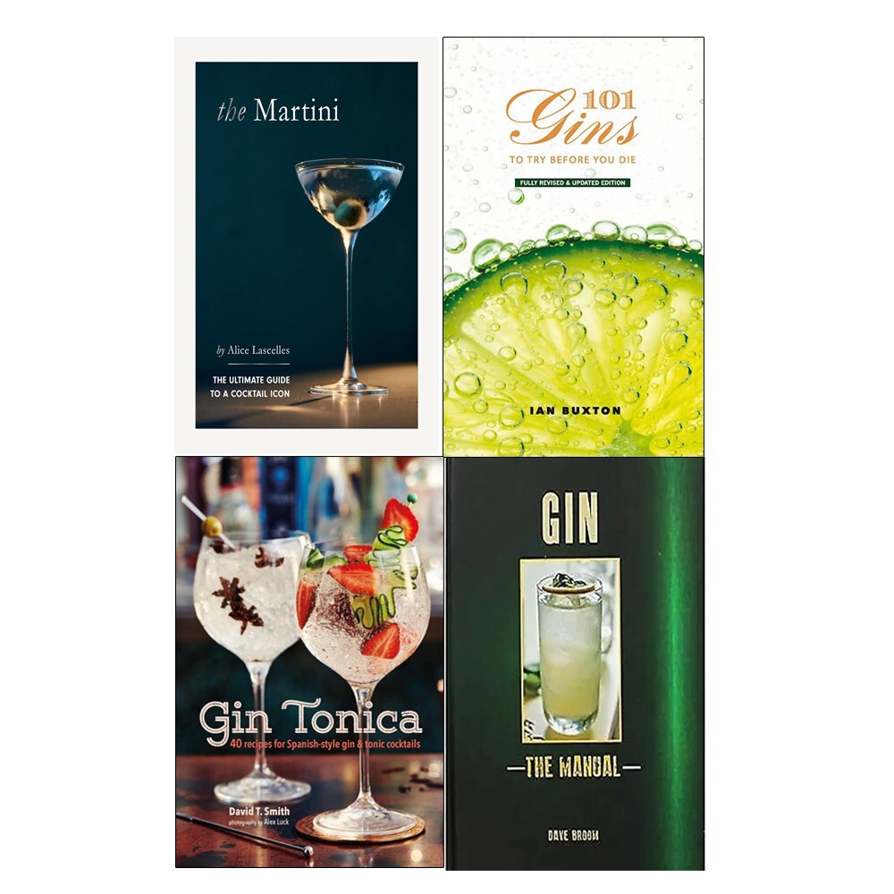 The Martini, Gin Tonica, Gin The Manual, 101 Gins To Try Before You Die 4 Books