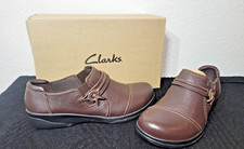 Women's Clarks Cheyn Madi Slip-On 26128931 Brown Leather Size 9