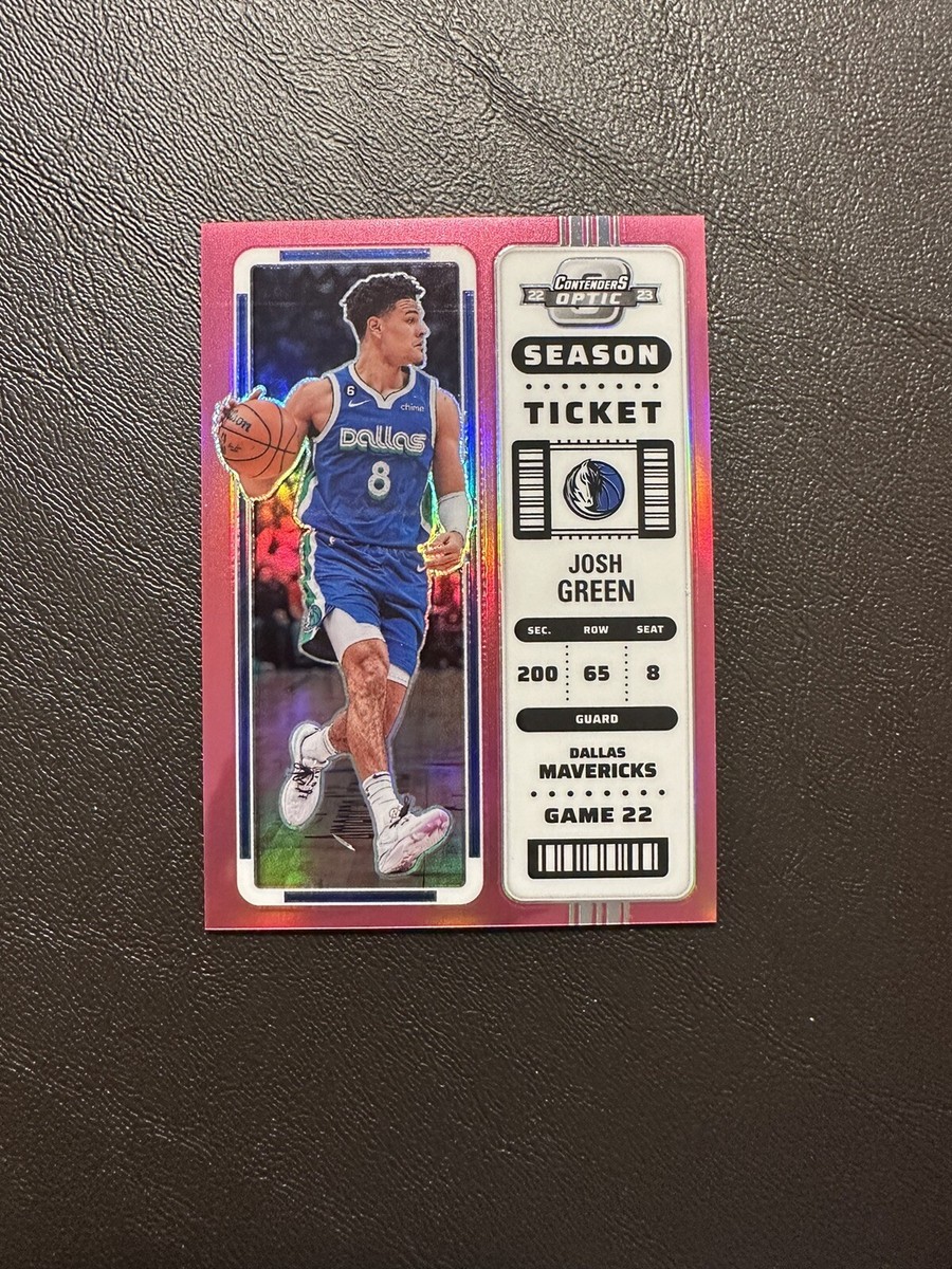 2022-23 Panini Contenders Optic Josh Green #70 Pink Prizm