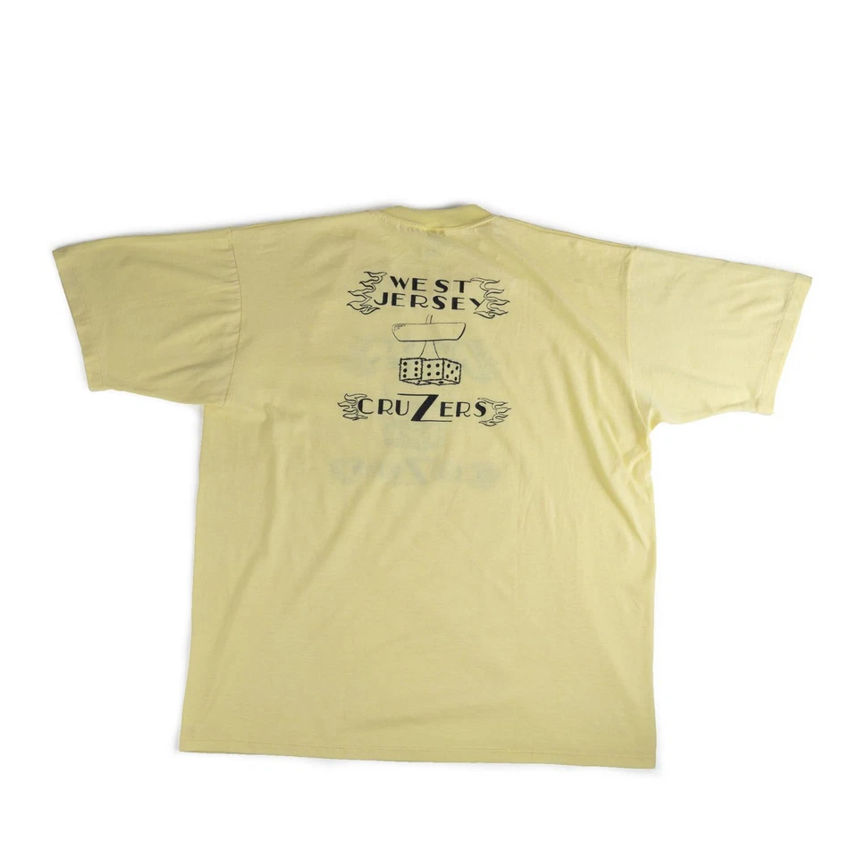 Vintage 1980's West Jersey Cruzers Tee Shirt Vtg NJ 1980s 80s Jerzees Dice Cars - Image 2 of 4