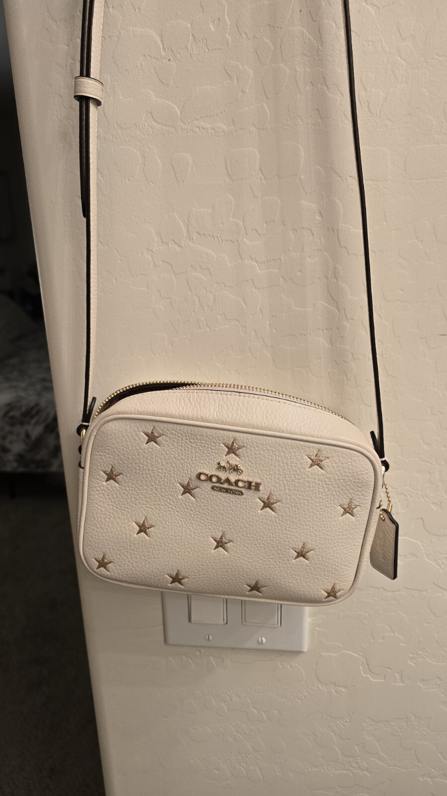 Coach Mini Jamie Camera Bag Featuring Chic Star Print Design