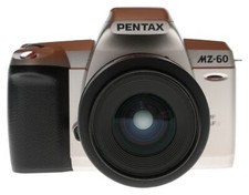 Asahi Pentax MZ-60 35mm SLR Camera 35-80 Zoom Lens Carry Bag