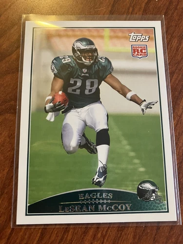 2009 Topps Football Lesean McCoy #400 Rookie Card Philadelphia Eagles ￼