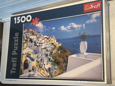 New Trefl 1500 Piece Jigsaw Puzzle Santorini Greece
