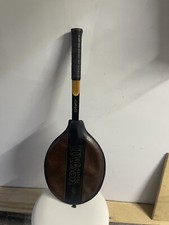 Vintage Wilson Advantage Strata-Bow Wood Tennis Racquet whith cover