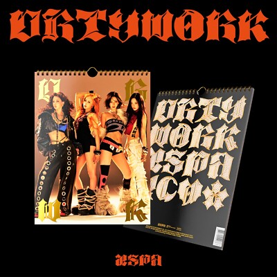 K-POP AESPA Single Album Dirty Work Dirty Worker Ver CD+Book+P