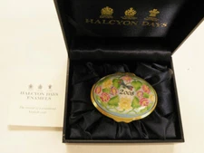 Halcyon Days Enamels - 2008 Trinket Box, Enameled on copper Bilston, England